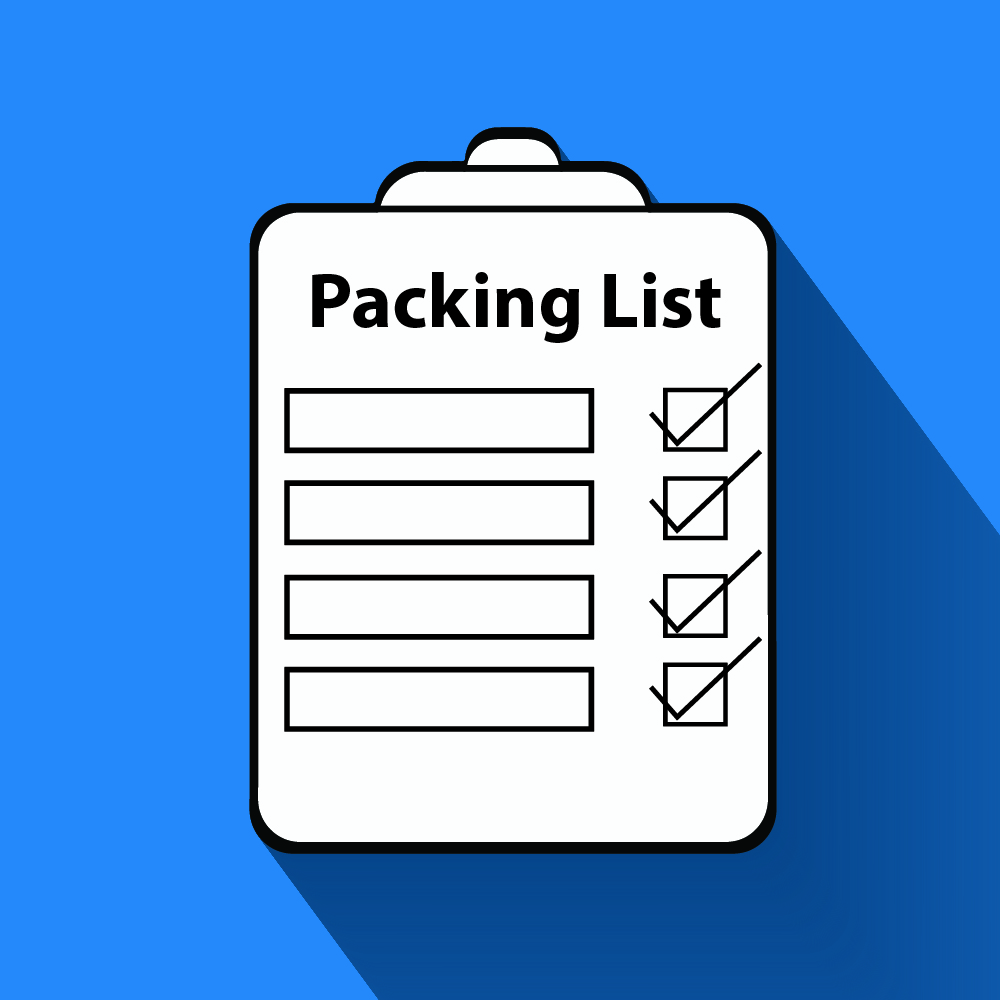 Packing List