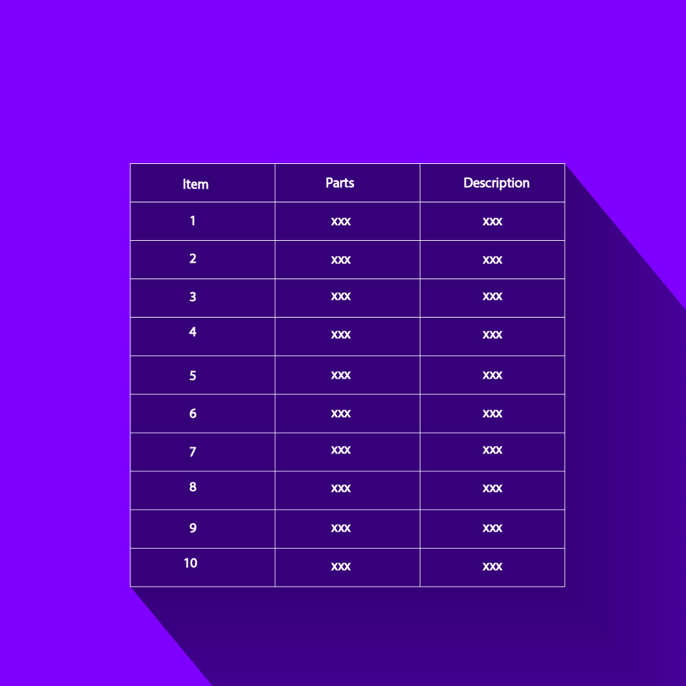 Product Parts Library